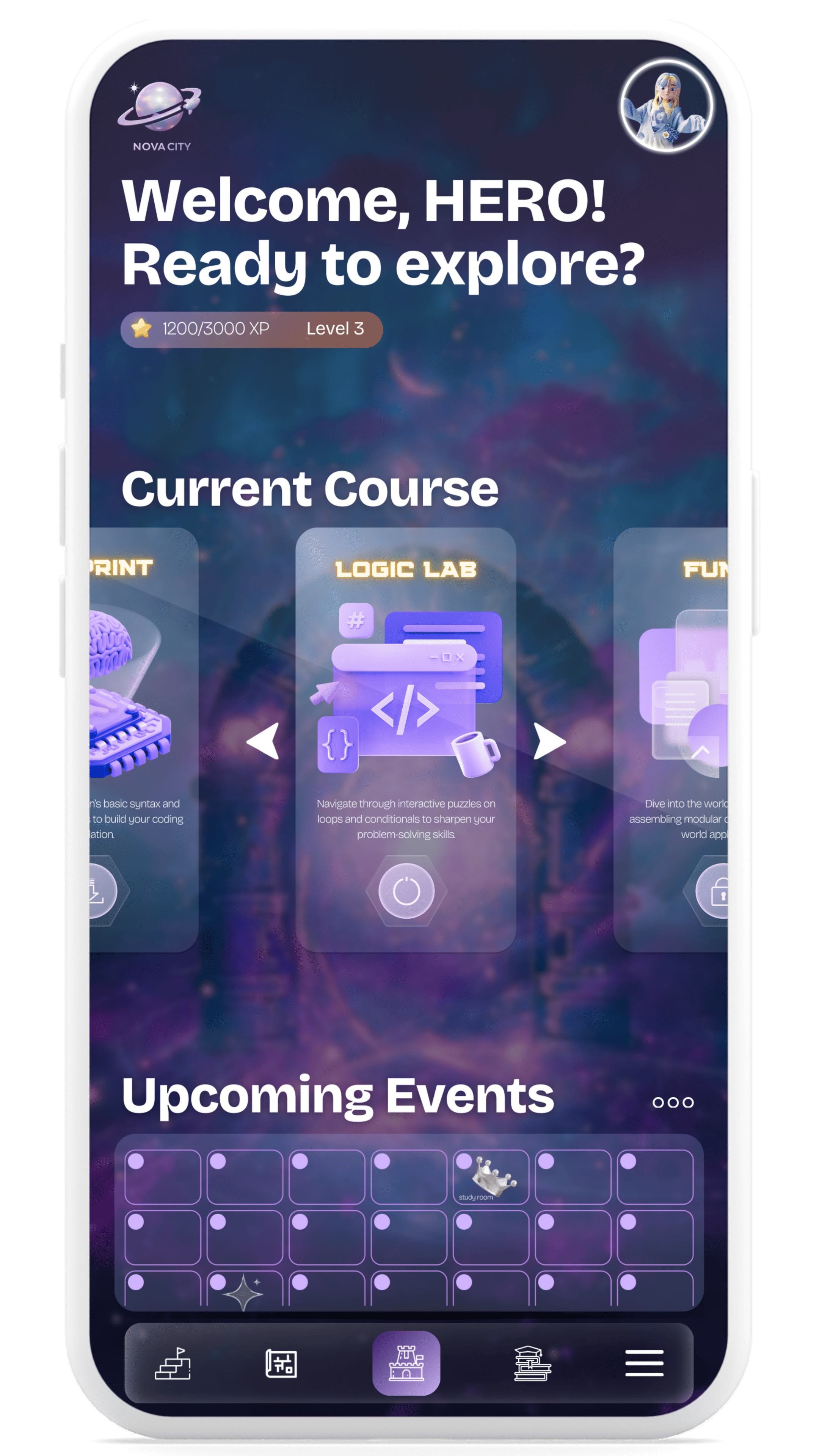 Hero Dashboard Screen