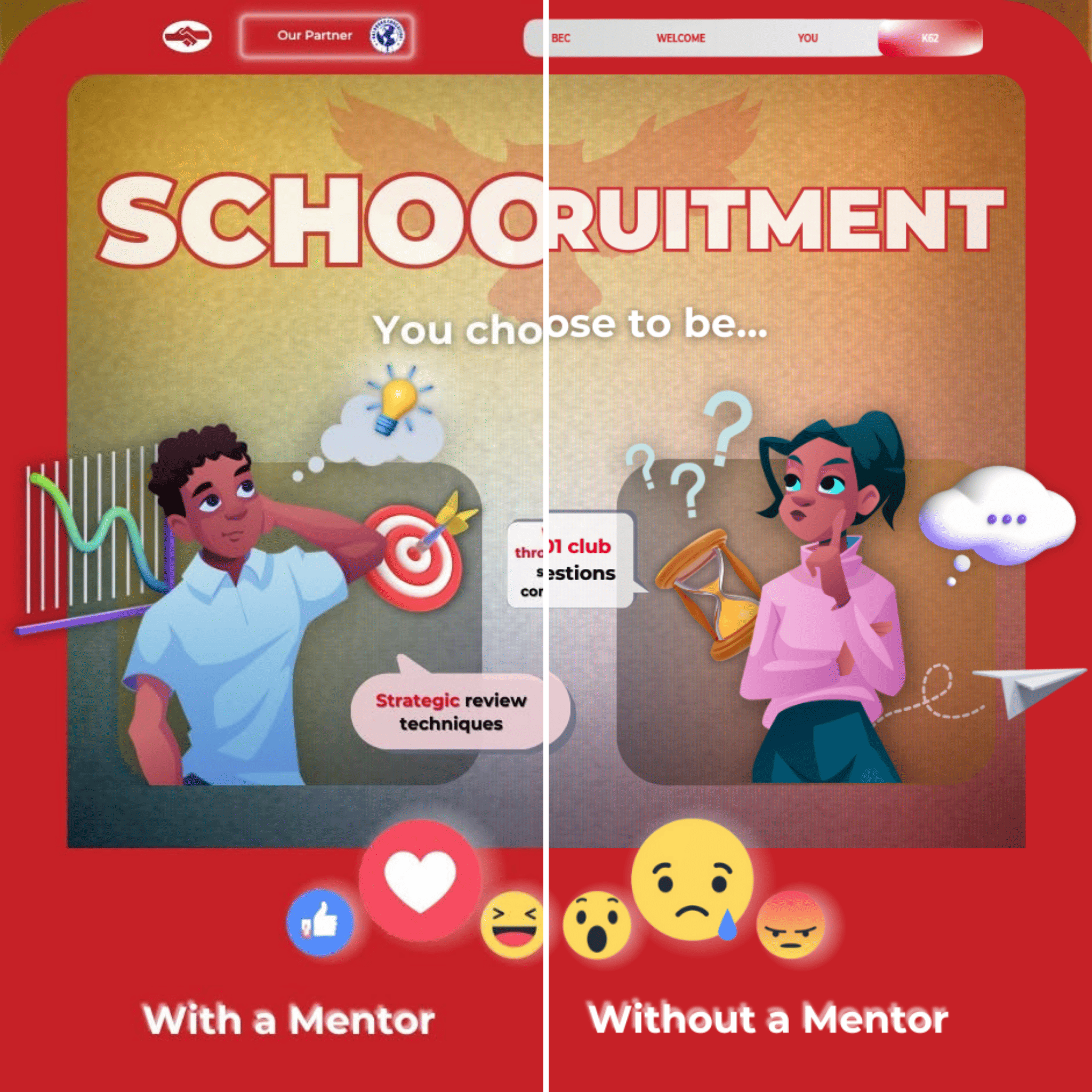 Parallel World With or Without a Mentor
