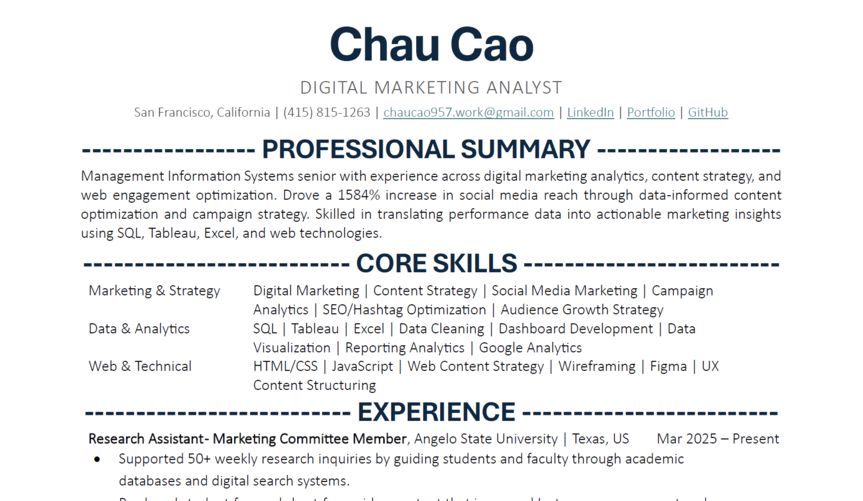 Resume